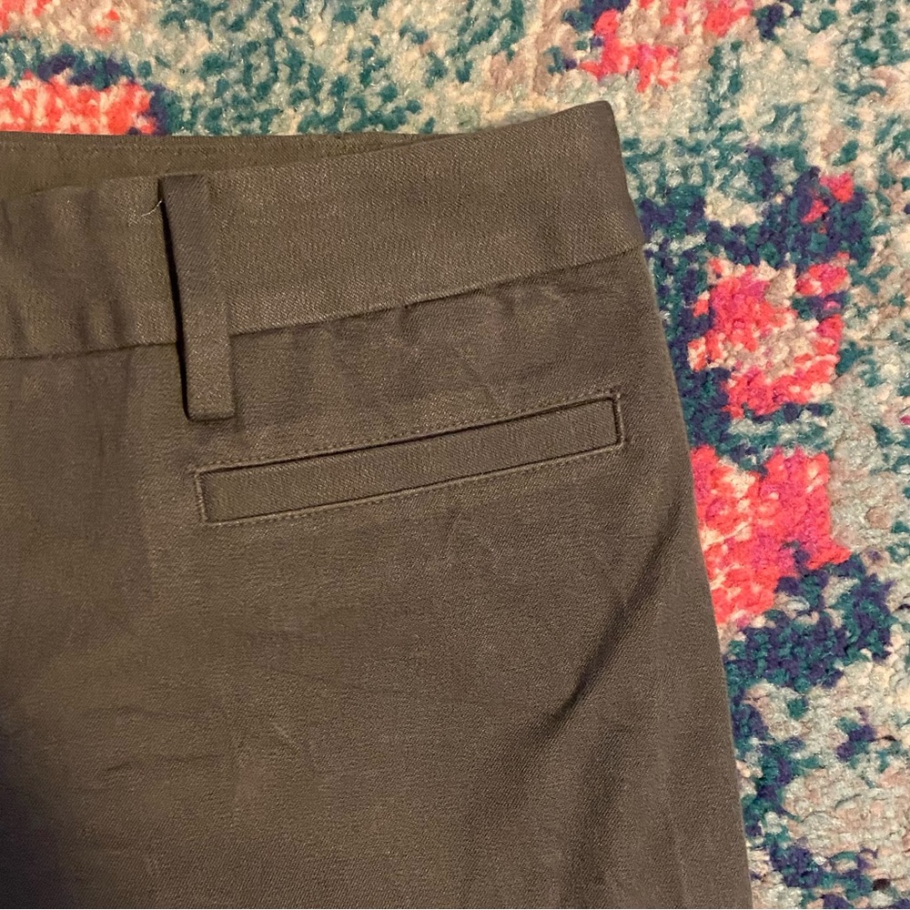Talbots Olive Green Straight Leg Pants - Picture 5 of 9